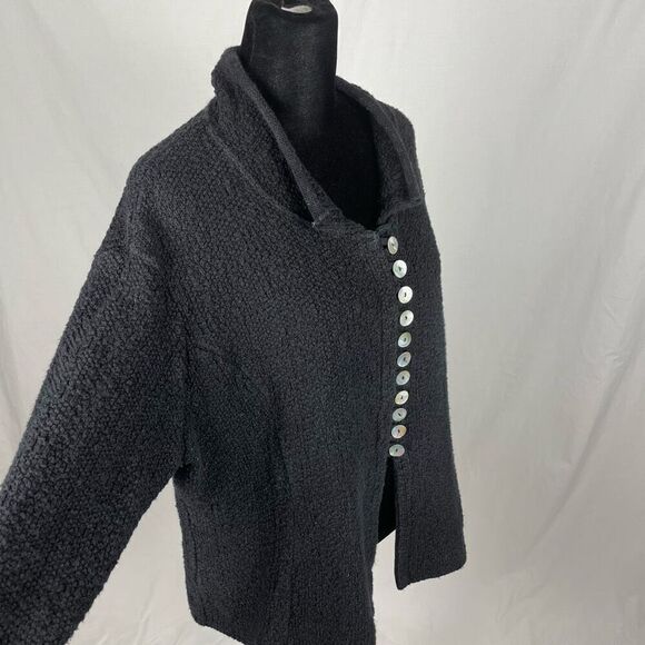 Willow Anthropologie Textured 100% Cotton Lagenlook Cardigan Sweater - Women’s L - Picture 4 of 7